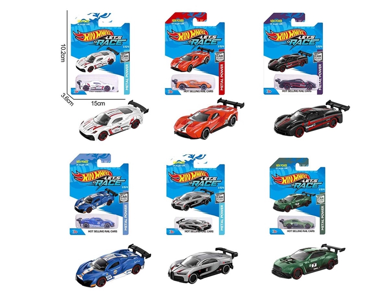 1:64 FREE WAY DIE-CAST CAR 6ASST - HP1260173