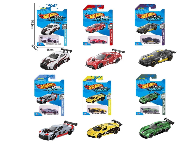 1:64 FREE WAY DIE-CAST CAR 6ASST - HP1260174