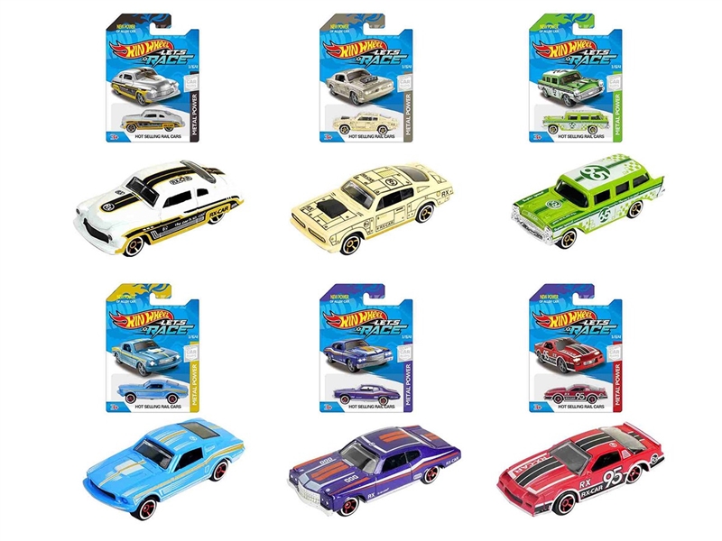 1:64 FREE WAY DIE-CAST CAR 6ASST - HP1260186