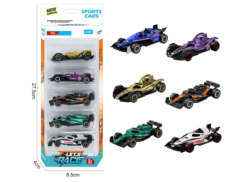 1:64 FREE WAY DIE-CAST CAR 5PCS，6ASST - HP1260255