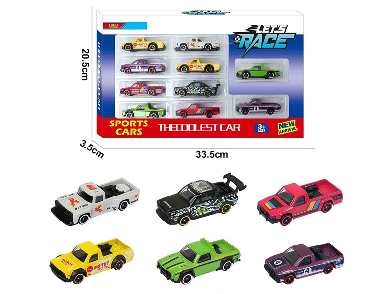 1:64 FREE WAY DIE-CAST CAR 10PCS，6ASST - HP1260322