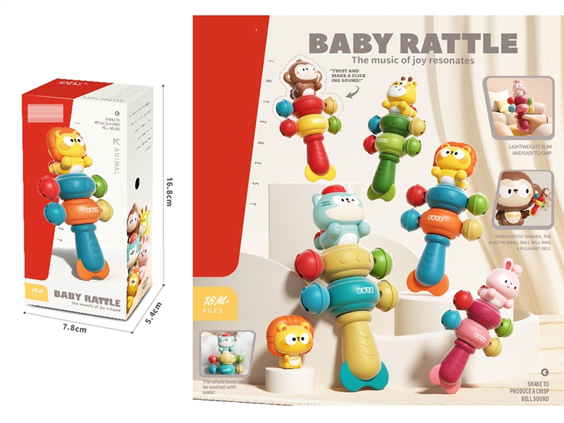 BABY RATTLE,5ASST - HP1260354