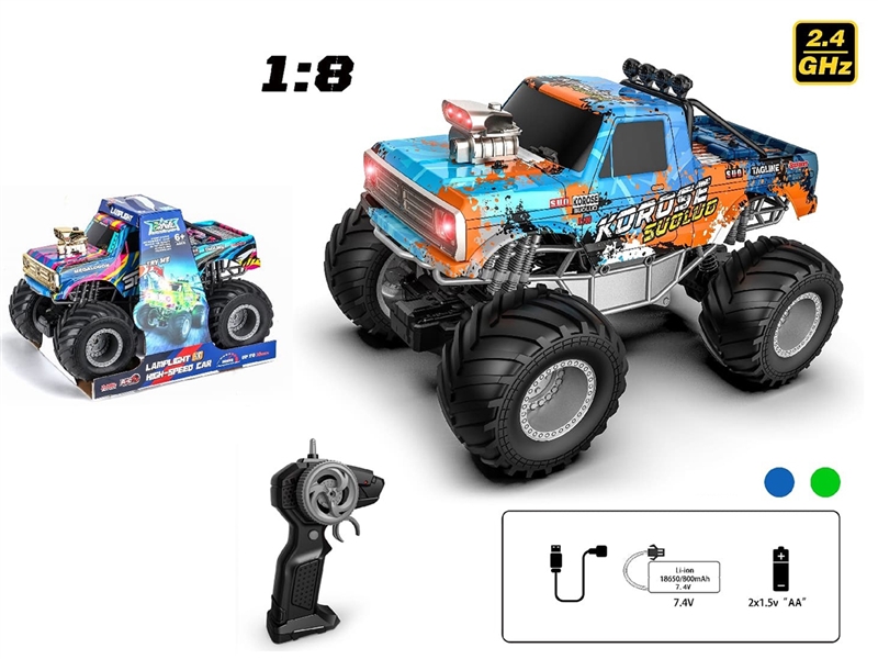 1:8 R/C CLIMBING CAR（INCLUDED BATTERY）2COLORS - HP1260373