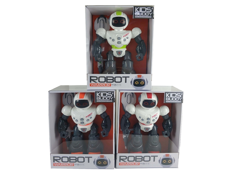 B/O ROBOT W/LIGHT&SOUND（NOT INCLUDED BATTERY）,3COLOURS - HP1260380