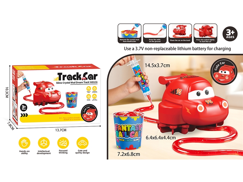 SLIME CRYSTAL MUD DREAM TRACK CAR(INCLUDE BATTERY) - HP1261007