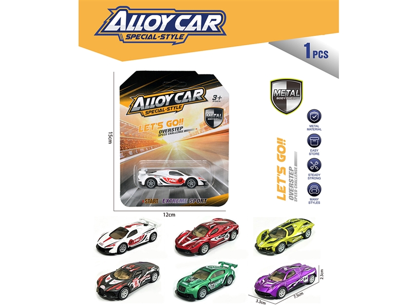 1:64 FREE WAY DIE-CAST CAR,6ASST - HP1261026