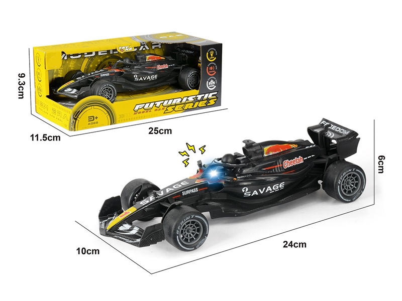 1：20 FRICTION FORMULA CAR，W/LIGHT & SOUND (INCLUDED BATTERY) - HP1261046