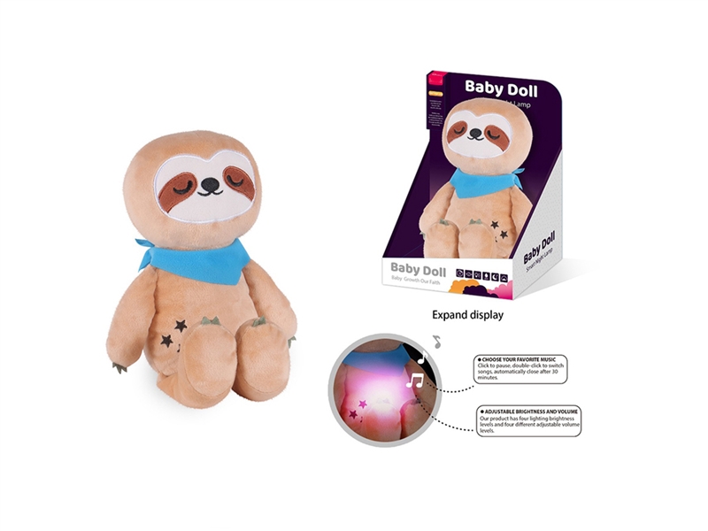 PLUSH SOOTHE TOY W/LIGHT & MUSIC（ INCLUDE BATTERY） - HP1261146