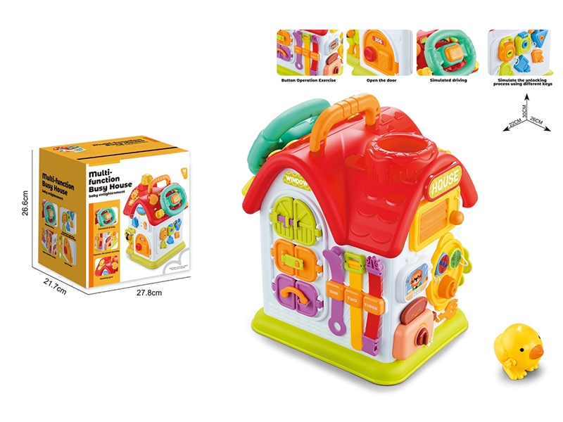 BABY BUSY HOUSE W/LIGHT & MUSIC（ NOT INCLUDE BATTERY） - HP1261177
