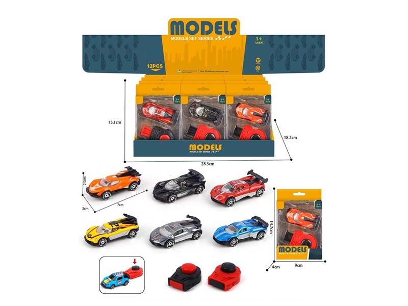 1:64 FREE WAY CAR W/CATAPULT,12PCS/DISPLAY BOX - HP1261591
