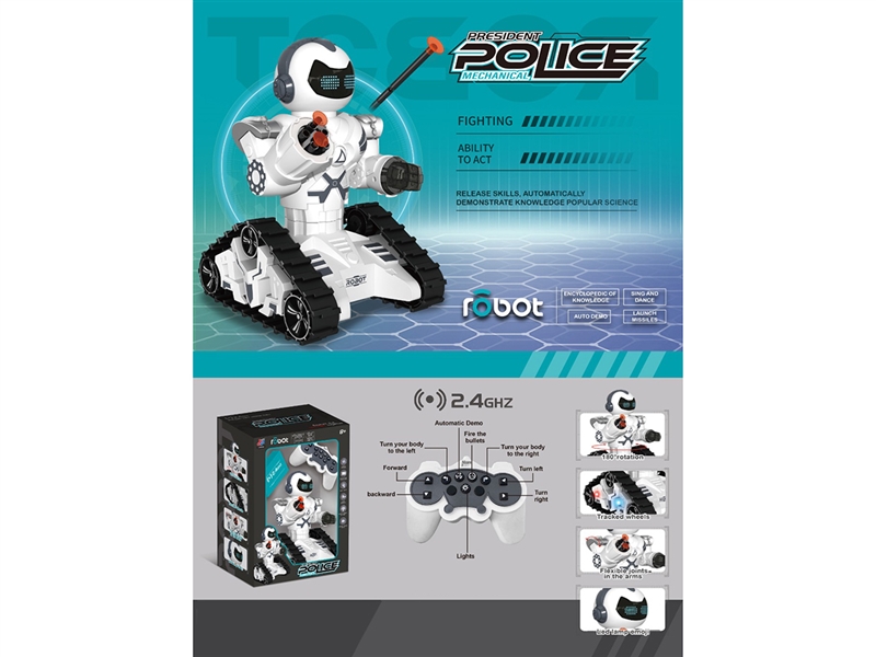 R/C 10-CHANNEL ROBOT W/LIGHT - HP1261682