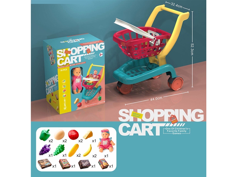 SHOPPING CART W/DOLL - HP1261687