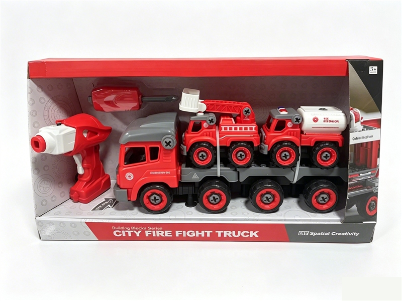DISASSEMBLE TRUCK W/2PCS CAR & MOTOR DRILL - HP1261723