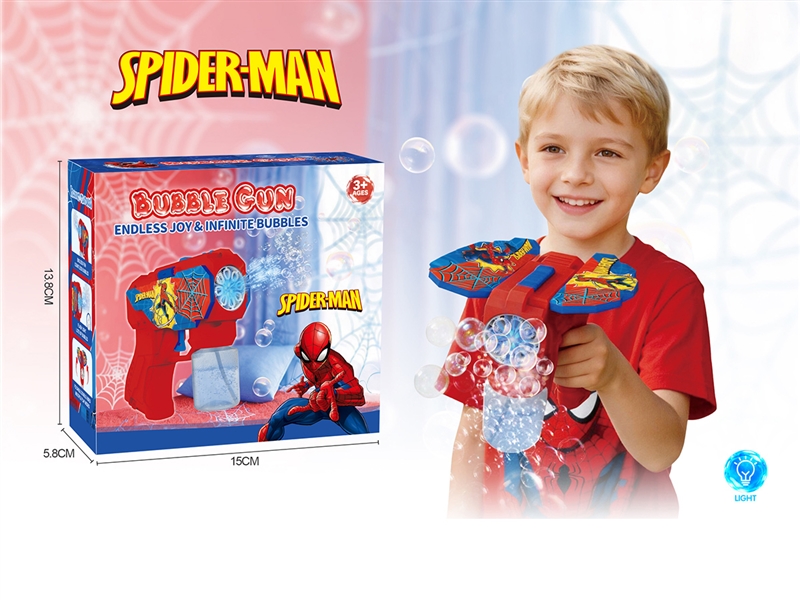 BUBBLE GUN W/LIGHT(NOT INCLUDED BATTERY) - HP1261780