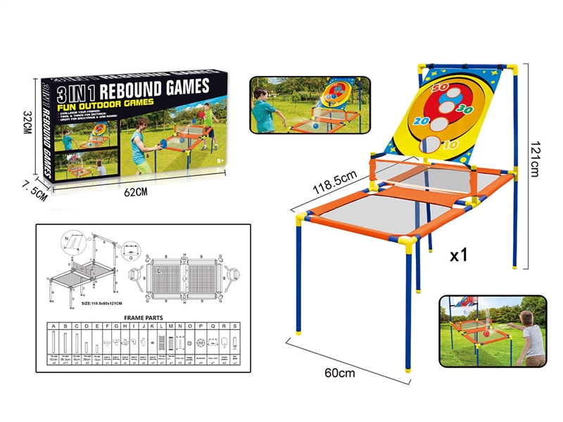 3 IN 1 TABLE TENNIS TABLE - HP1262246
