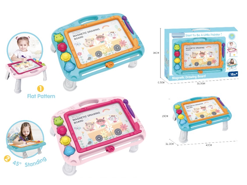 MAGNETIC DRAWING BOARD,2COLOURS - HP1262500