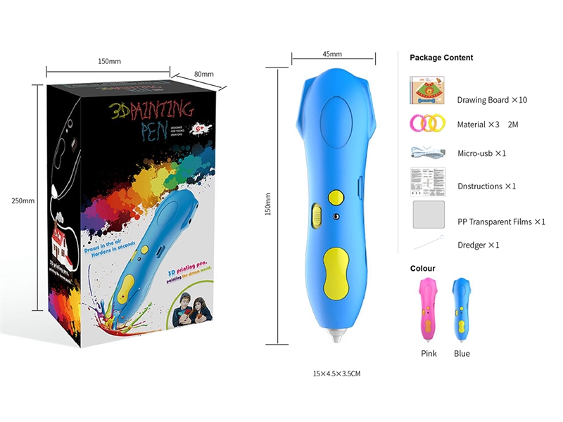 3D PRINTING PEN SET,2COLOURS - HP1262626