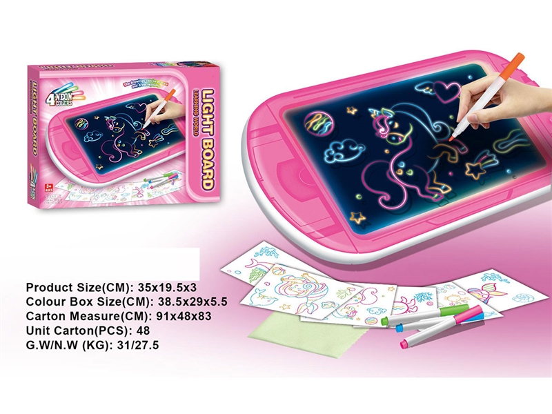 DRAWING BOARD W/LIGHT(NOT INCLUDED) - HP1262724