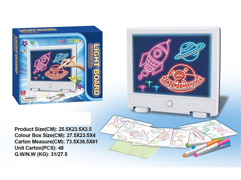 DRAWING BOARD W/LIGHT(NOT INCLUDED) - HP1262725