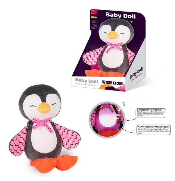 PLUSH SOOTHE TOY W/LIGHT & MUSIC（ INCLUDE BATTERY） - HP1262751