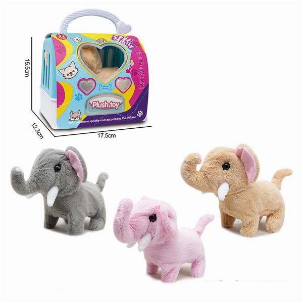 B/O PLUSH TOY W/SOUND & ACCESSORIES & 3COLOR（ NOT INCLUDE BATTERY） - HP1262952