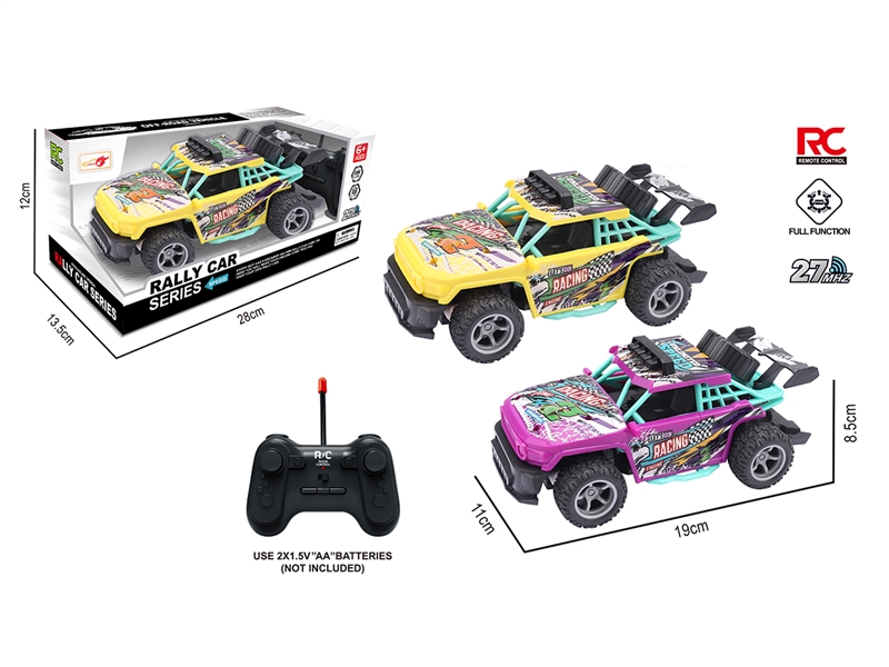 1:22 4-CHANNEL R/C CAR,2COLOURS(NOT INCLUDE BATTERY) - HP1263062