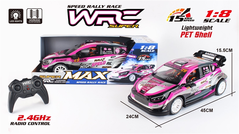 1:8 4-CHANNE 2.4G R/C CAR(NOT INCLUDED) - HP1263247