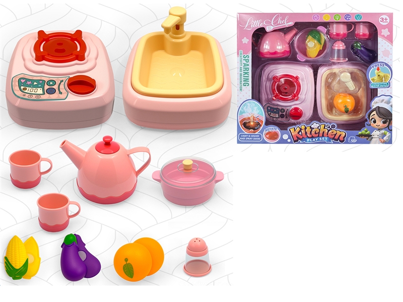 KITCHEN SET W/LIGHT & MUSIC & WATER - HP1263257