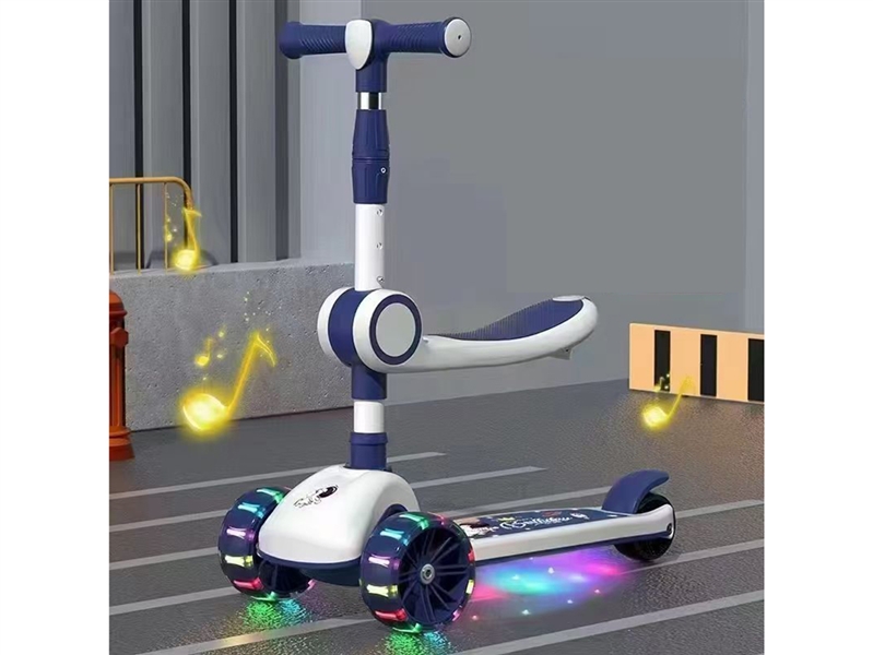 SCOOTER W/LIGHT & MUSIC，3 COLOUR（ NOT INCLUDE BATTERY） - HP1263264