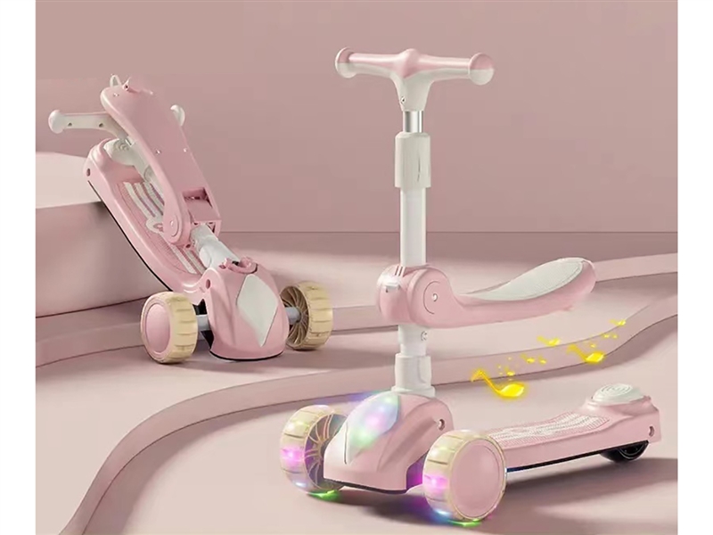 SCOOTER W/LIGHT，3 COLOUR（ NOT INCLUDE BATTERY） - HP1263279