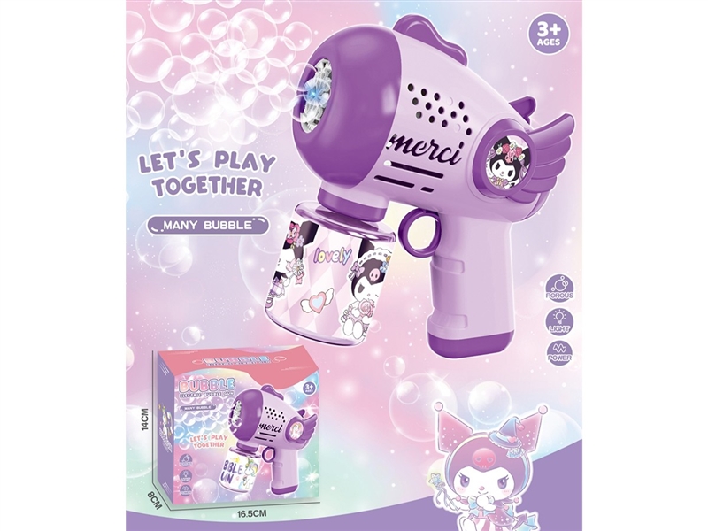 B/O BUBBLE GUN W/LIGHT,70ML - HP1263309