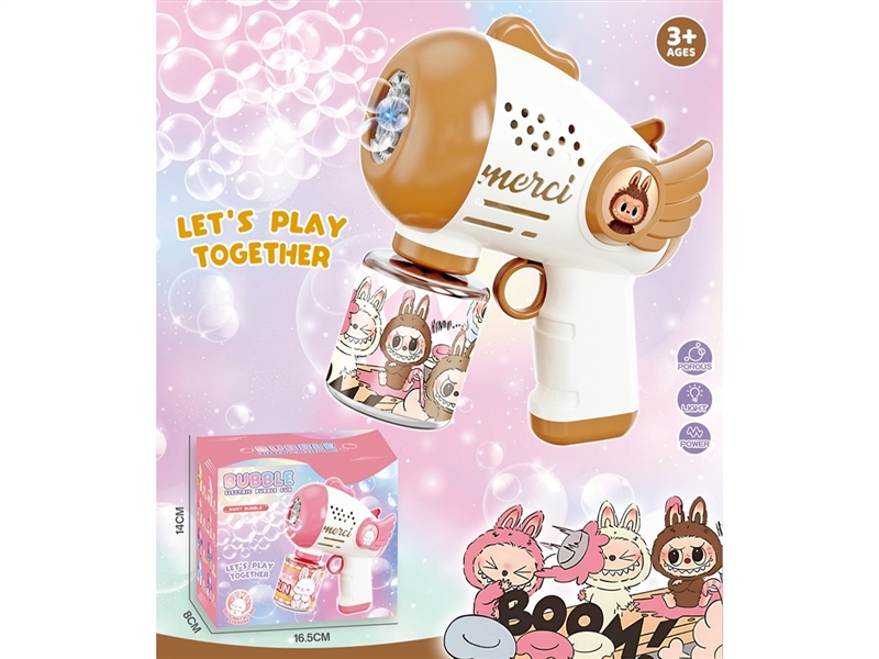 B/O BUBBLE GUN W/LIGHT,70ML - HP1263310