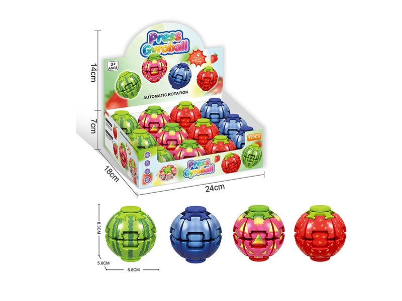 FINGER SPINNER 12PCS/DISLPAY BOX,4COLORS - HP1263569