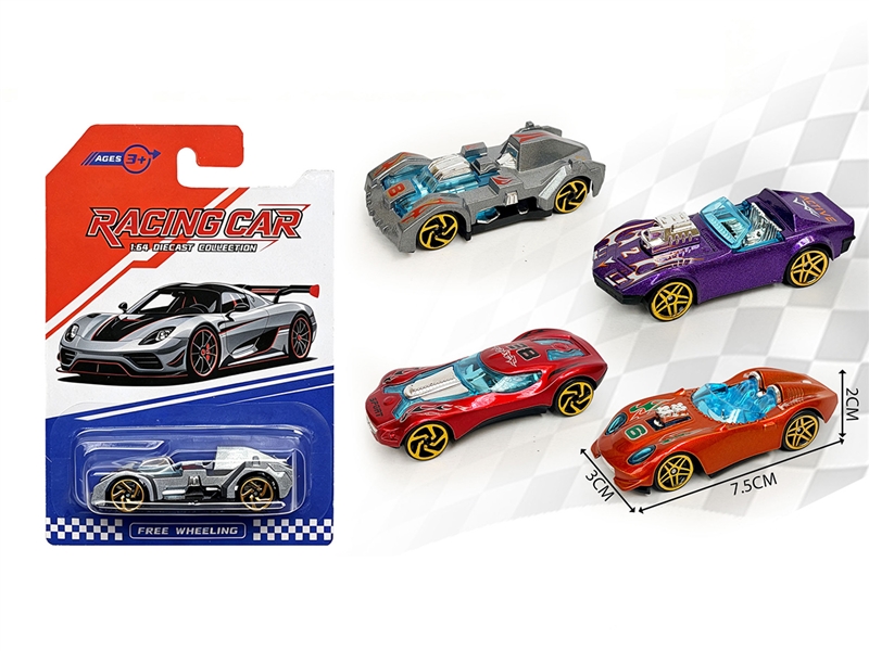 1:64 FREE WAY DIE-CAST CAR,4ASST - HP1263699