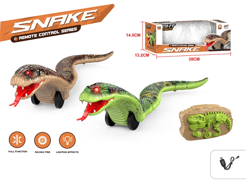 R/C SNAKE W/LIGHT,2COLOURS - HP1263723