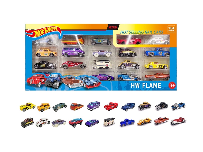 1:64 FREE WAY DIE-CAST CAR 20PCS - HP1264000