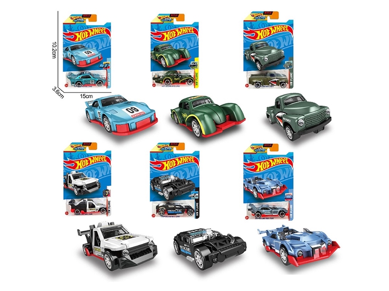 1:64 FREE WAY DIE-CAST CAR ,6ASST - HP1264020