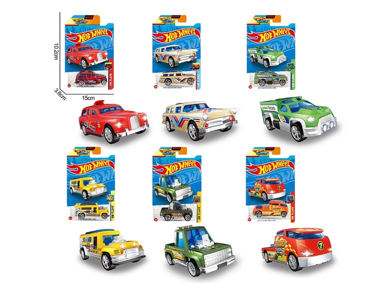 1:64 FREE WAY DIE-CAST CAR ,6ASST - HP1264024