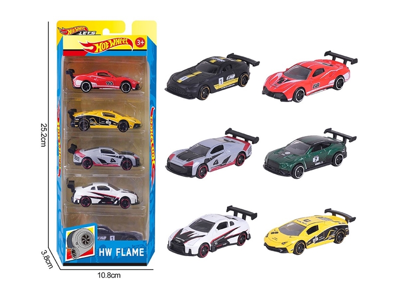 1:64 FREE WAY DIE-CAST CAR ,6ASST，5PCS - HP1264057
