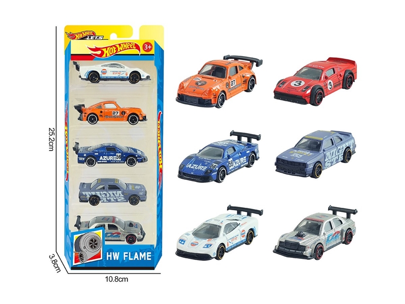 1:64 FREE WAY DIE-CAST CAR ,6ASST，5PCS - HP1264062