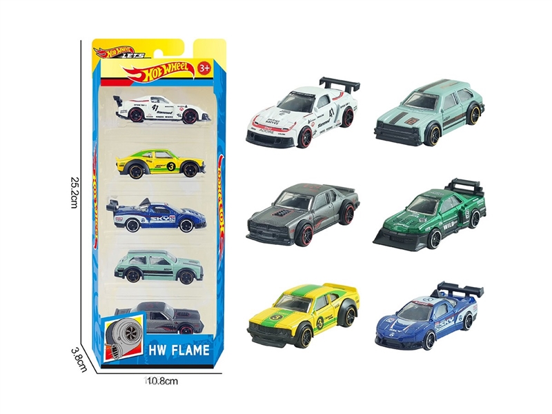 1:64 FREE WAY DIE-CAST CAR ,6ASST，5PCS - HP1264063