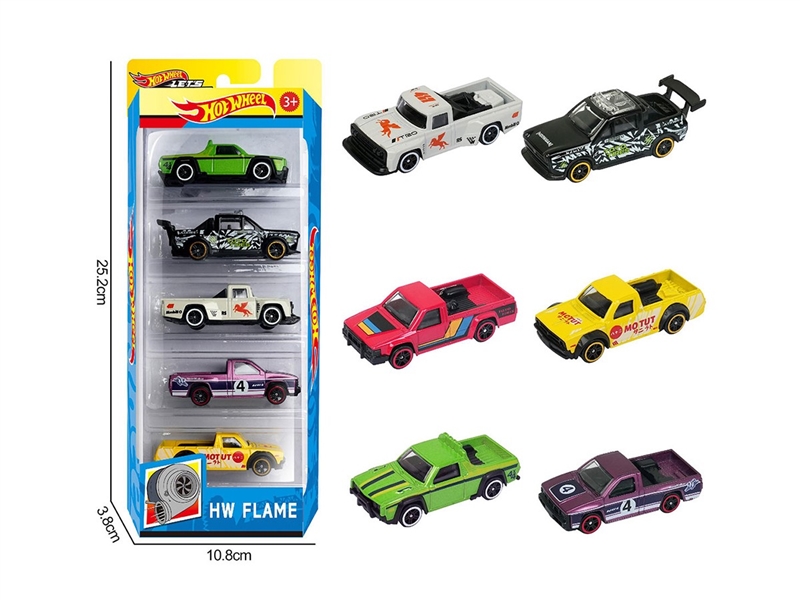 1:64 FREE WAY DIE-CAST CAR ,6ASST，5PCS - HP1264066