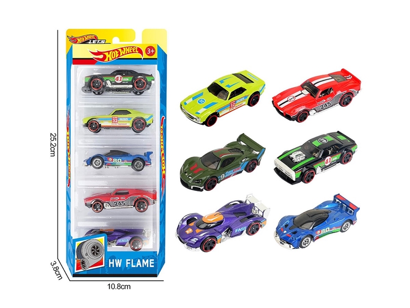 1:64 FREE WAY DIE-CAST CAR ,6ASST，5PCS - HP1264070
