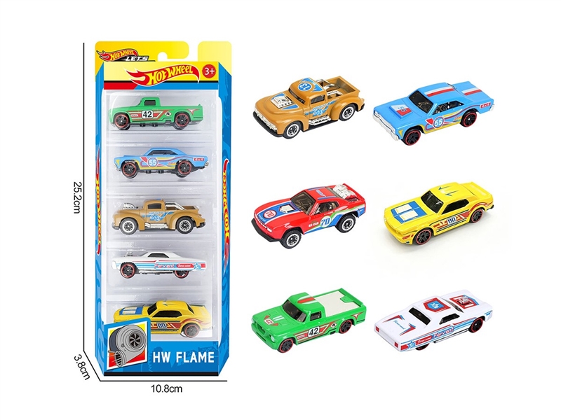 1:64 FREE WAY DIE-CAST CAR ,6ASST，5PCS - HP1264071