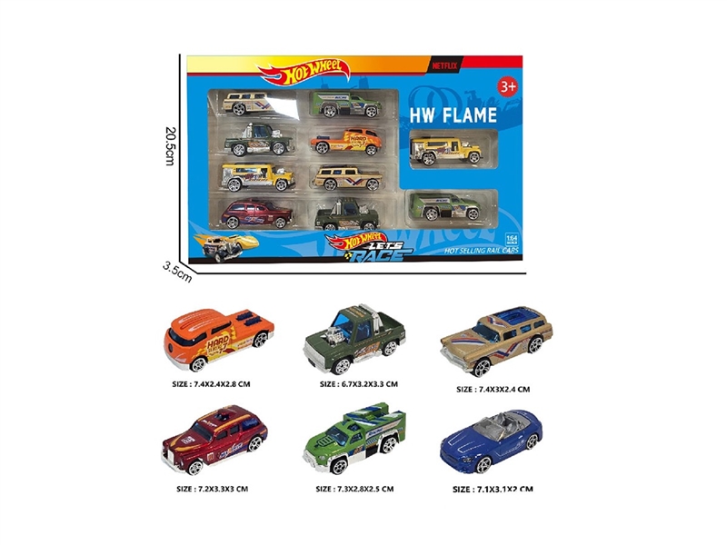 1:64 FREE WAY DIE-CAST CAR ,6ASST，10PCS - HP1264086