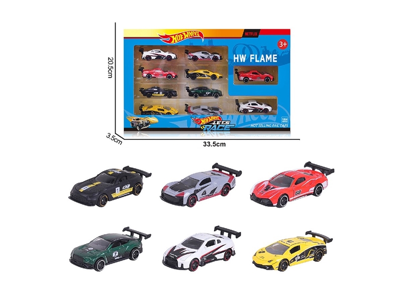 1:64 FREE WAY DIE-CAST CAR ,6ASST，10PCS - HP1264088