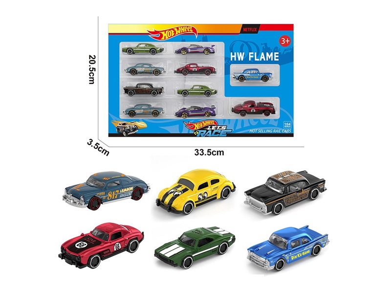 1:64 FREE WAY DIE-CAST CAR ,6ASST，10PCS - HP1264089