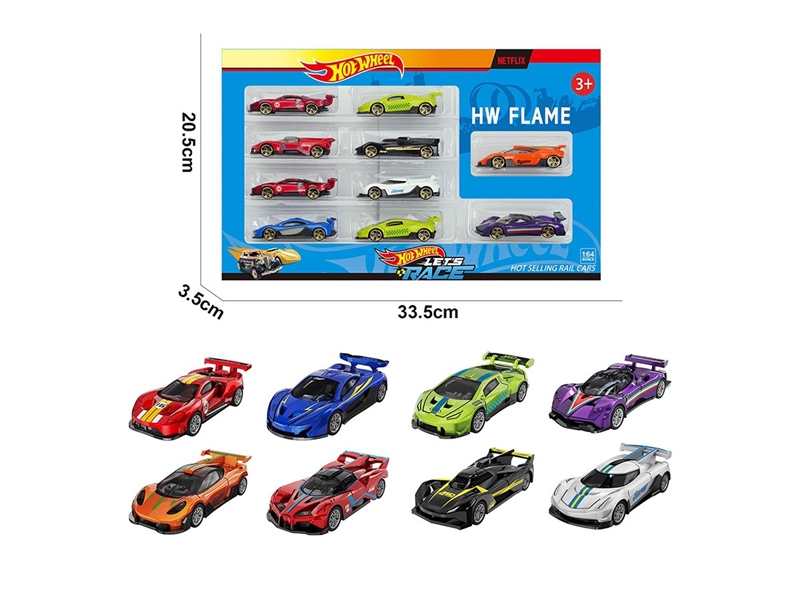 1:64 FREE WAY DIE-CAST CAR ,8ASST，10PCS - HP1264091