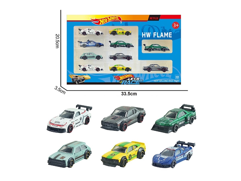 1:64 FREE WAY DIE-CAST CAR ,6ASST，10PCS - HP1264094
