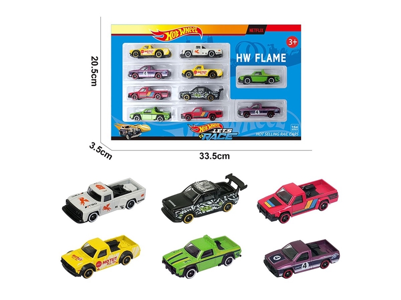 1:64 FREE WAY DIE-CAST CAR ,6ASST，10PCS - HP1264097